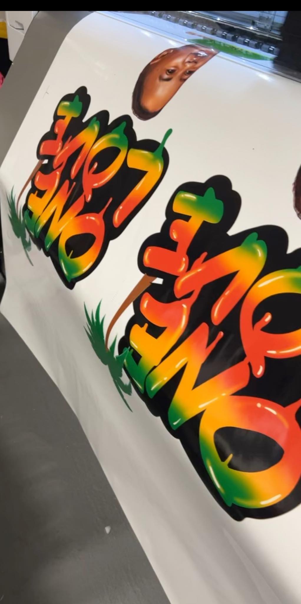Glossy Adhesive Prints