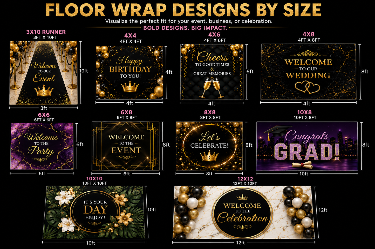 Removable Floor Decals
