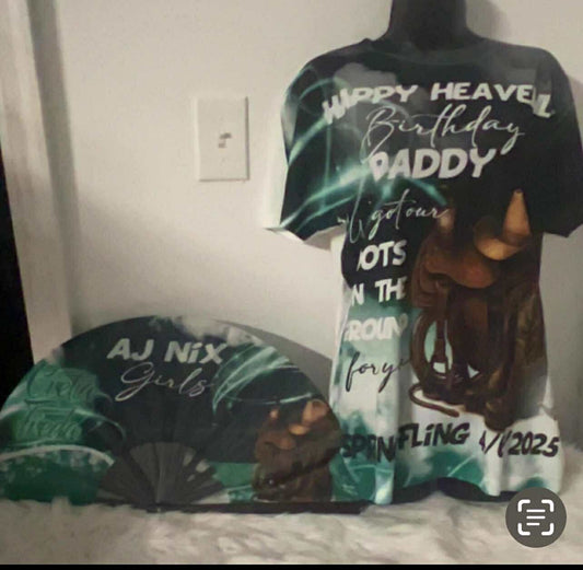 3D Shirt/ ClackFan/Tumbler Bundle